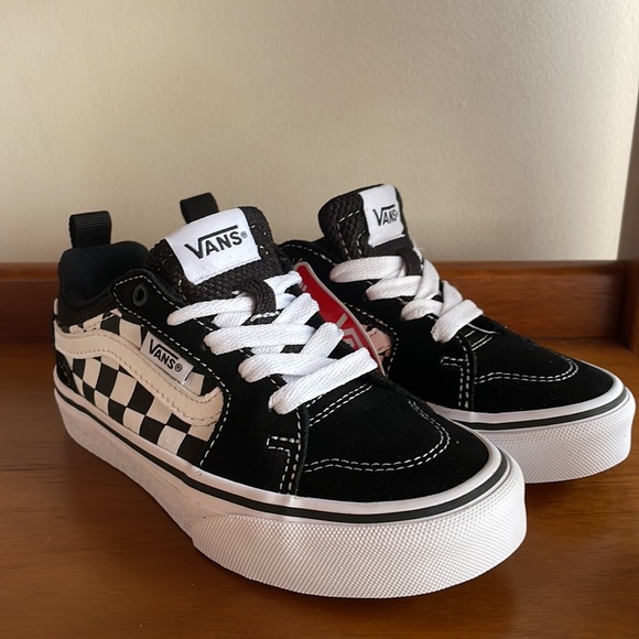 NWT Youth 12 Fillmore Checkerboard Vans - Picture 3 of 5